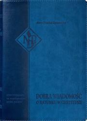 Okładka książki Nowy Testament NPD, niebieska z paginatorami