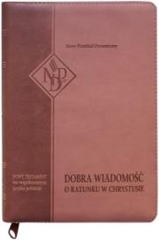 Okładka książki Nowy Testament NPD suwak paginatory róż wenecki