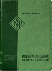 Okładka książki Nowy Testament NPD, zielona z paginatorami