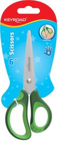 Nożyczki dziecięce KEYROAD miękki uchwyt 15,5 cm 1szt.mix. Wydawca: Keyroad. Dadada.pl Opakowanie Nożyczki dziecięce KEYROAD miękki uchwyt 15,5 cm 1szt.mix