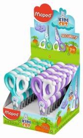 Nożyczki Kidicut dla dzieci 12cm 1szt.mix. Wydawca: Maped. Dadada.pl Opakowanie Nożyczki Kidicut dla dzieci 12cm 1szt.mix