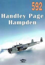 Nr 592 Handley Page Hampden. Autor: Janusz Ledwoch. Dadada.pl Okładka książki Nr 592 Handley Page Hampden