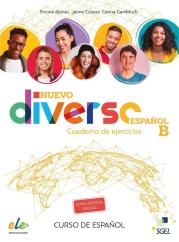 Nuevo Diverso Espanol B Nuevo Ćwiczenia + wersja cyfrowa. Autor: Alonso Encina, Corpas Jaime, Gambluch Carina. Dadada.pl Okładka książki Nuevo Diverso Espanol B Nuevo Ćwiczenia + wersja cyfrowa