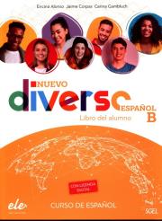 Nuevo Diverso Espanol B Podręcznik + wersja cyfrowa. Autor: Alonso Encina, Corpas Jaime, Gambluch Carina. Dadada.pl Okładka książki Nuevo Diverso Espanol B Podręcznik + wersja cyfrowa