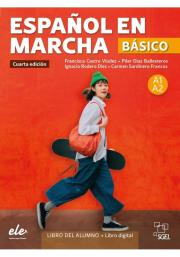 Okładka książki Nuevo Espanol en marcha basico A1+A2 podr. + kod