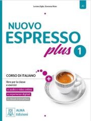 Nuovo Espresso Plus 1 podr. + ćw. + online. Autor: Ziglio Luciana, Rizzo Giovanna. Dadada.pl Okładka książki Nuovo Espresso Plus 1 podr. + ćw. + online