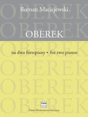 Okładka książki Oberek na 2 fortepiany