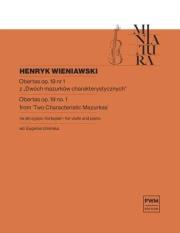 Okładka książki Obertas op. 19 nr 1 z ''Dwóch mazurków...