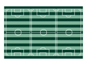 Opakowanie Obrus Boisko piłkarskie 120x180cm mix