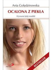 Ocalona z piekła. Autor: Anna Golędzinowska. Dadada.pl Okładka książki Ocalona z piekła