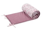 Opakowanie Ochraniacz Do Łóżeczka Velvet Bloom Pink