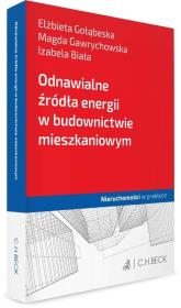 Okładka książki Odnawialne źródła energii w budownictwie mieszkani