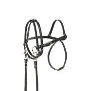 Opakowanie Ogłowie dla Hobby Horse Skippi ekoskóra czarne