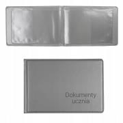 Opakowanie Okładka na dokumenty ucznia małe silver