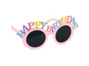 Opakowanie Okulary Happy Birthday 18,5x7,5cm różowe