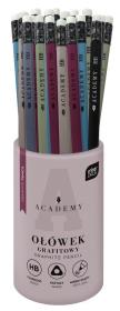 Opakowanie Ołówek grafit trójkątny HB z gumką Academy (36szt)