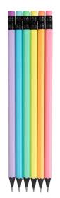 Opakowanie Ołówek HB pastelowy z gumką (36szt) STRIGO