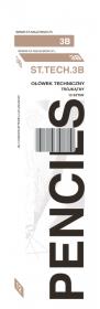 Opakowanie Ołówek techniczny 3B trójkątny 12 szt.