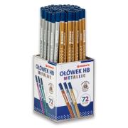 Opakowanie Ołówek trójkątny metaliczny (72szt) PENMATE