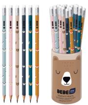 Opakowanie Ołówek z gumką Bebe Friends (36szt)