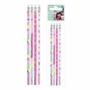 Opakowanie Ołówek z gumką HB Gabby's Dollhouse 4szt