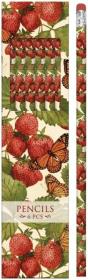Opakowanie Ołówki ozdobne STPEN39 truskawki i motyle 6 sztuk