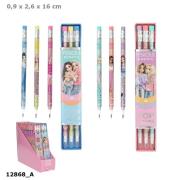 Opakowanie Ołówki przekładane z gumką w pudełku Top Model 1szt.mix 12868A