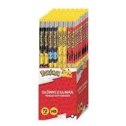 Opakowanie Ołówki z gumką Pokemon tuba (72szt)