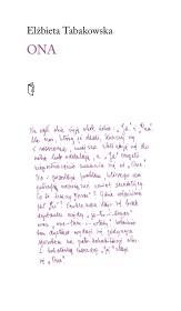 Okładka książki Ona