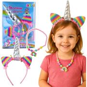 Opakowanie Opaska jednorożec + Naszyjnik