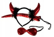 Opakowanie Opaska rogi diabełka z ogonem