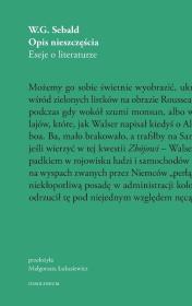Okładka książki Opis nieszczęścia. Eseje o literaturze