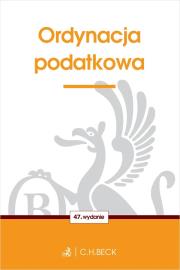 Okładka książki Ordynacja podatkowa wyd. 47