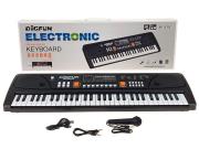 Opakowanie Organki 61 klawiszy z mikrofonem ładowarka USB