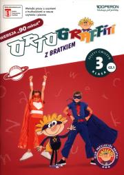 Okładka książki Ortograffiti z Bratkiem 3. Wersja 90 minut ćw cz.1