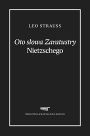 Okładka książki Oto słowa Zaratustry Nietzschego