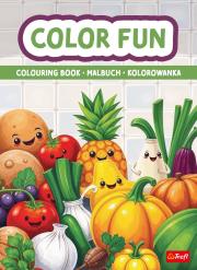 Okładka książki Owoce i warzywa. Kolorowanka. Malbuch. Colouring book