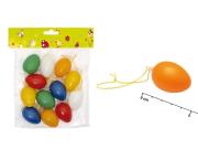 Opakowanie Ozdoba jajka jednokolorowe 4cm op. 12szt