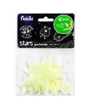 Ozdoby fluorescencyjne Gwiazdki mix 12szt. Wydawca: Fiorello. Dadada.pl Opakowanie Ozdoby fluorescencyjne Gwiazdki mix 12szt