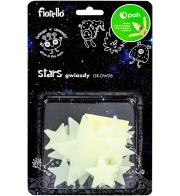 Ozdoby fluorescencyjne Gwiazdki mix 24szt. Wydawca: Fiorello. Dadada.pl Opakowanie Ozdoby fluorescencyjne Gwiazdki mix 24szt