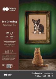 Opakowanie Paczka Blok rysunkowy ECO A3 150g. 25ark. Happy Color 5 sztuk