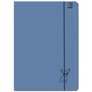 Opakowanie Paczka Teczka A4 z gumką Buldog denim 5 sztuk