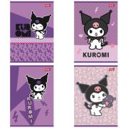 Opakowanie Paczka Zeszyt A5 32k. linia dwukolorowa Kuromi mix pakiet 15 sztuk