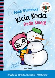 Okładka książki Pada śnieg. Kicia Kocia. Kolorowanka