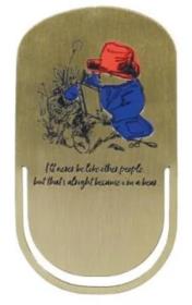 Opakowanie Paddington Zakładka metalowa Czytający miś Padding