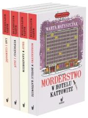 Pakiet: Kryminał pod psem T.5-8. Autor: Marta Matyszczak. Dadada.pl Okładka książki Pakiet: Kryminał pod psem T.5-8