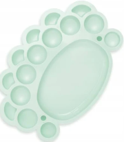 Paletka malarska miętowa. Wydawca: Dalprint. Dadada.pl Opakowanie Paletka malarska miętowa