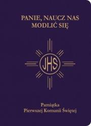 Okładka książki Pamiątka I Komunii Świętej - Modlitewnik granatowy