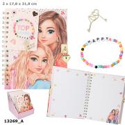 Pamiętnik na kłódkę z bransoletką Top Model 13269A. Wydawca: DEPESCHE. Dadada.pl Opakowanie Pamiętnik na kłódkę z bransoletką Top Model 13269A