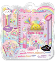 Opakowanie Pamiętnik na spirali z akcesoriami Tęcza